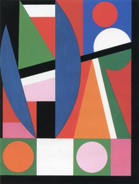Season No. 2 by Auguste Herbin Oil Painting Reproductions