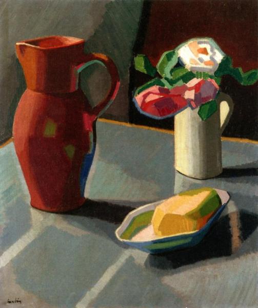 Still Life With Butter by Auguste Herbin