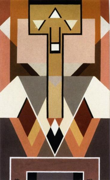 Auguste Herbin Symmetrical Composition