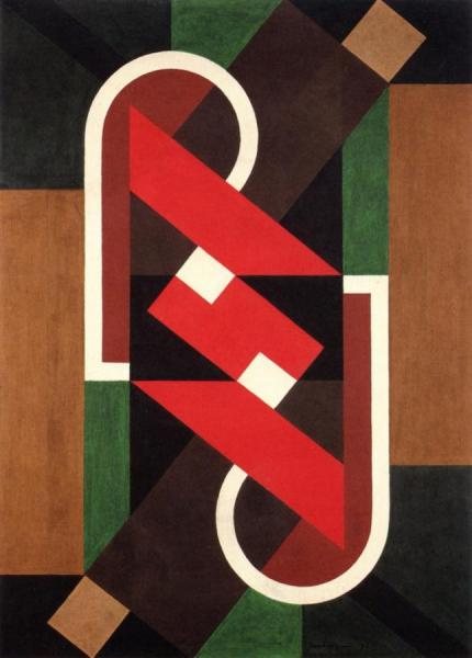 Auguste Herbin Symmetrical Composition