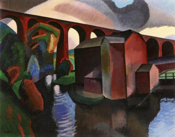 The Aqueduct by Auguste Herbin