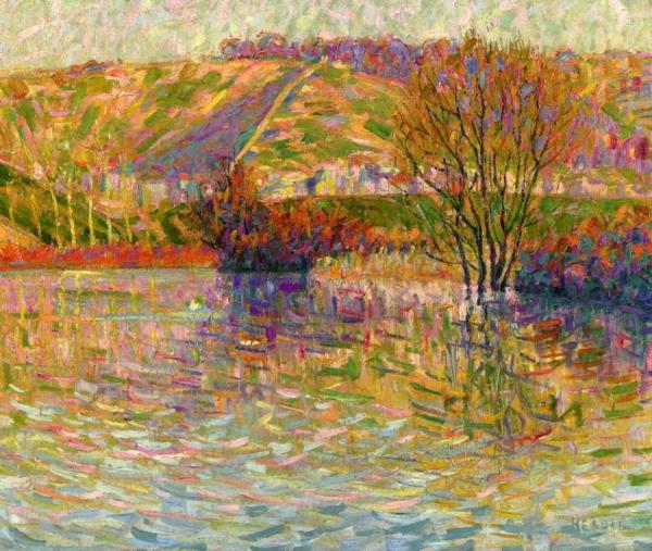 The Coast At Haute Isle by Auguste Herbin