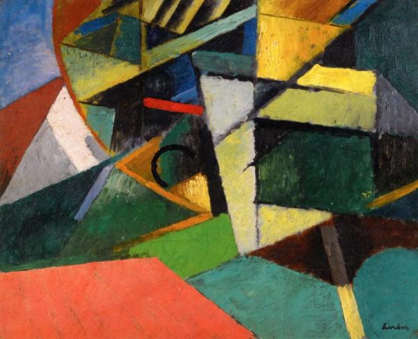 The Cork Oak (study) by Auguste Herbin