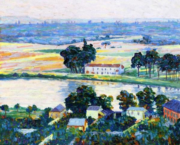 The Edge Of The Woods At La Roche-guyon by Auguste Herbin Oil Painting Reproductions