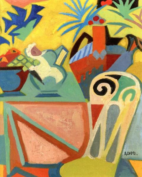 Auguste Herbin The Garden At La Cadiere