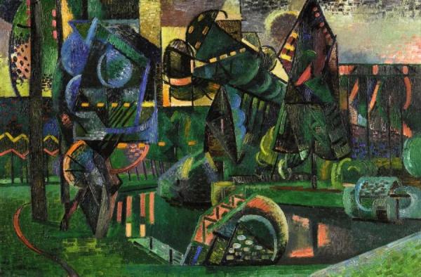 The Oise At Vadencourt by Auguste Herbin