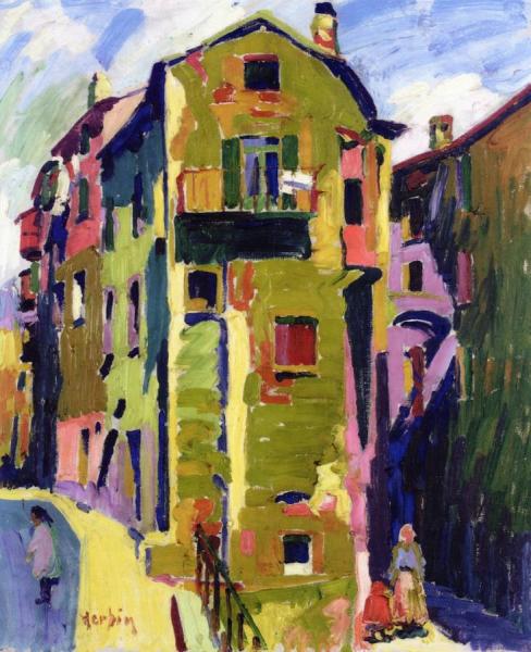 The Place Maubert by Auguste Herbin