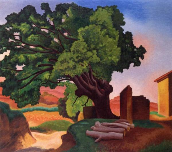 Auguste Herbin The Tall Oak Tree