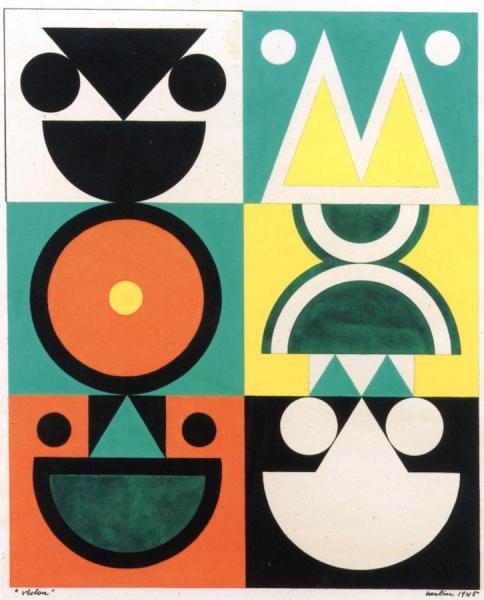 Violin by Auguste Herbin