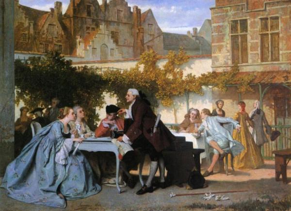 The Notary by Auguste Serrure