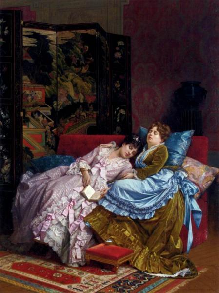 An Afternoon Idyll by Auguste Toulmouche