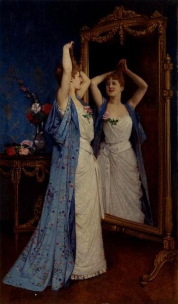 La Toilette by Auguste Toulmouche