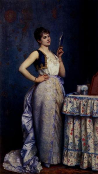 Preparing For The Ball by Auguste Toulmouche