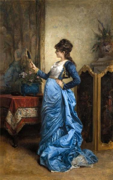 Reflection Of Beauty by Auguste Toulmouche