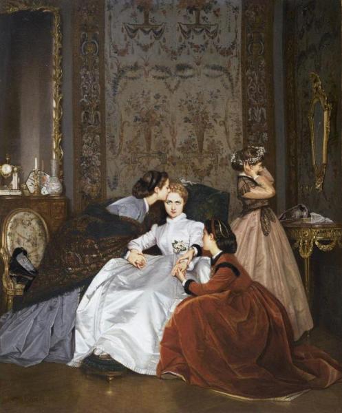 The Hesitant Bride by Auguste Toulmouche