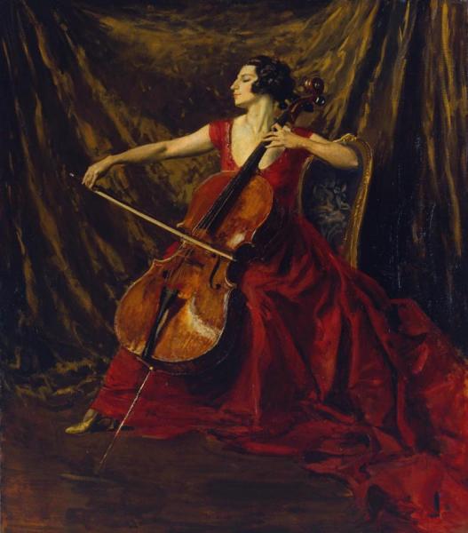 Madame Suggia by Augustus John Om