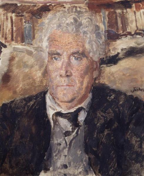 Theodore Powys by Augustus John Om