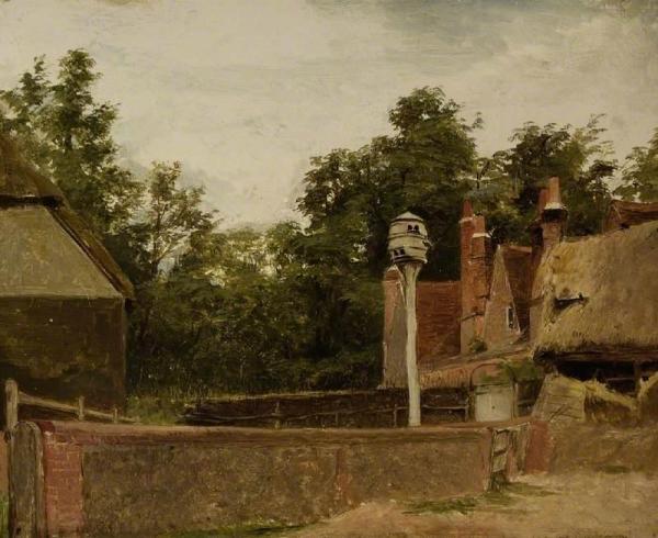 The Farmyard by Augustus Leopold Egg