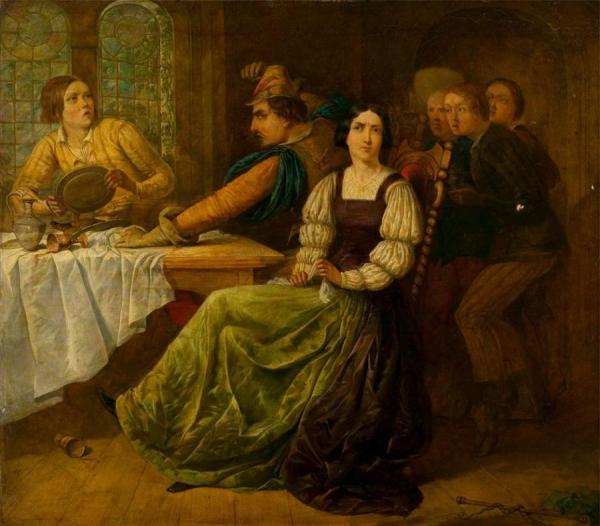 The Taming Of The Shrew by Augustus Leopold Egg