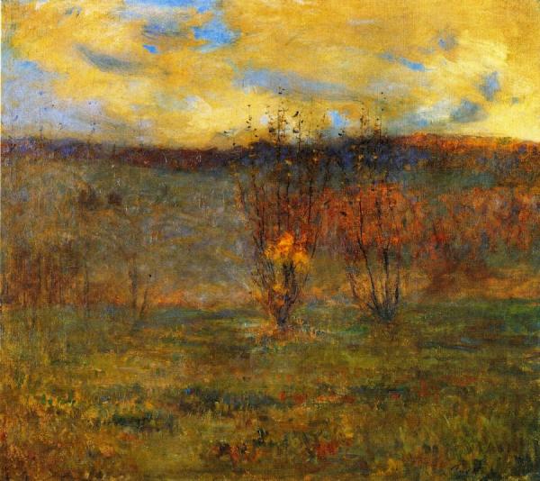 Deerfield, Spring Landscape by Augustus Vincent Tack Oil Painting Reproductions