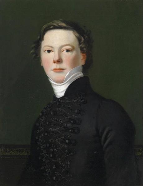 Portrait Of A Young Man In A Hussar Jacket, C.1800 by Austrian School