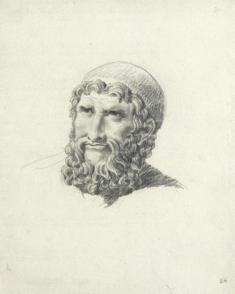 A Bearded Man With A Close Cap by Baron François Gérard Oil Painting Reproductions