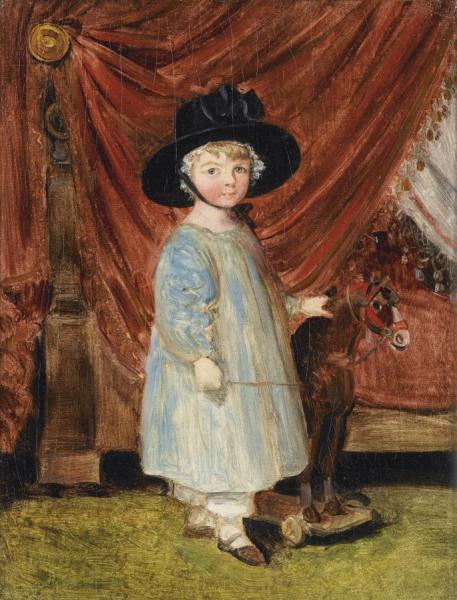 Baron François Gérard Child With A Wooden Horse