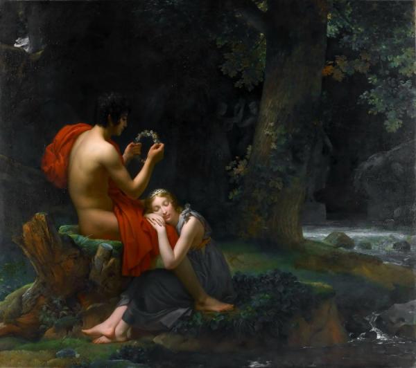 Daphnis And Chloe by Baron François Gérard