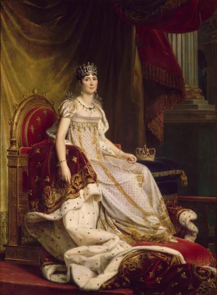 Joséphine In Coronation Costume by Baron François Gérard