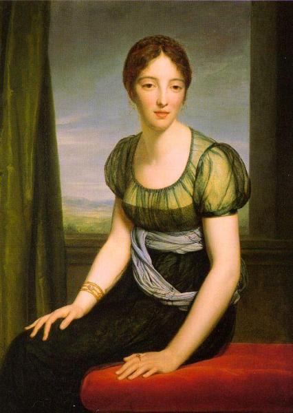 La Comtesse Regnault De Saint-jean D'angély by Baron François Gérard