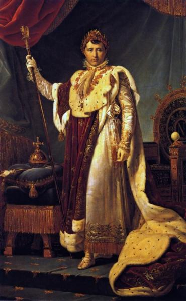 Baron François Gérard Napoleon I In His Imperial Robes