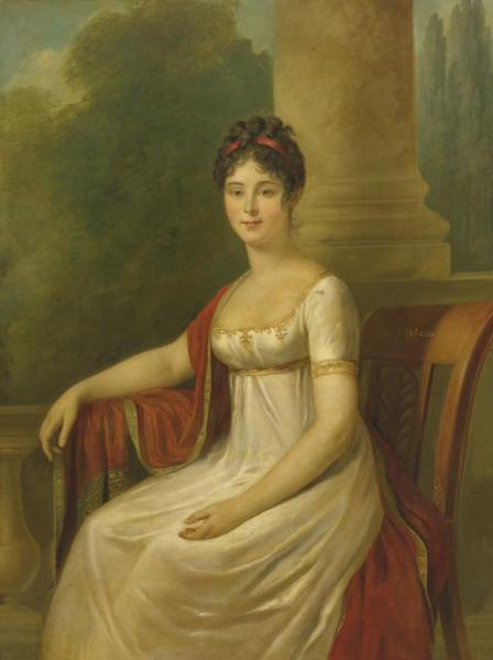 Baron François Gérard Portrait Of A Lady