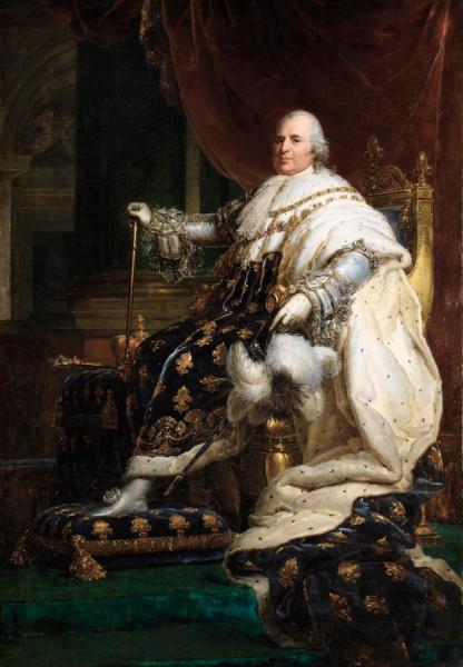 Portrait Of Louis Xviii,king Of France (1755-1824) by Baron François Gérard