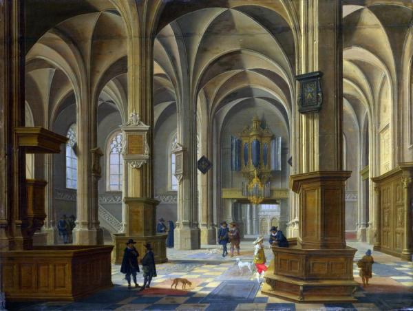 Interior Of St Cunerakerk, Rhenen by Bartholomeus Van Bassen