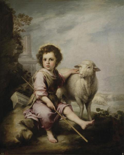 Christ The Good Shepherd by Bartolomé Esteban Murillo