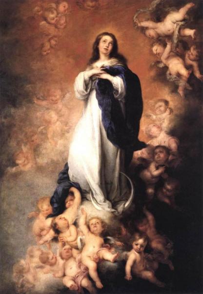 Immaculate Conception by Bartolomé Esteban Murillo Oil Painting Reproductions