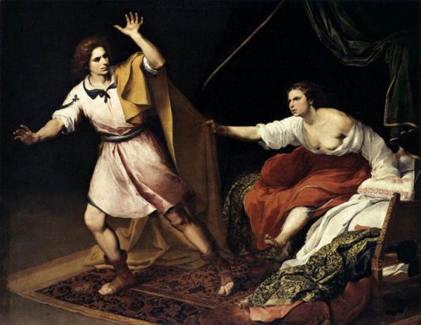 Joseph And Potiphar's Wife by Bartolomé Esteban Murillo
