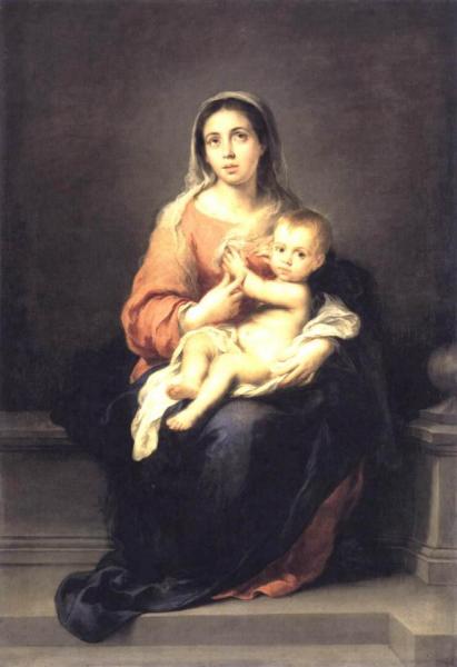 Madonna And Child by Bartolomé Esteban Murillo