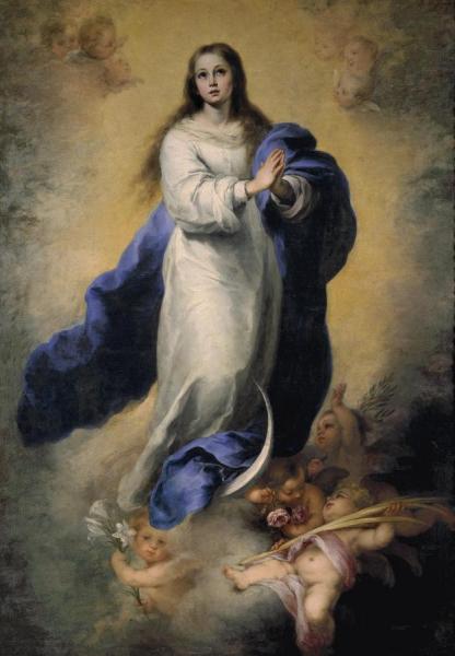 Maria Immaculata,circa 1660-1665 by Bartolomé Esteban Murillo