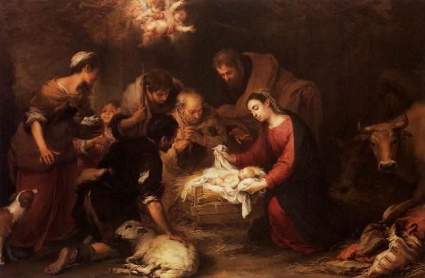 The Adoration Of The Shepherds, Circa 1668 by Bartolomé Esteban Murillo