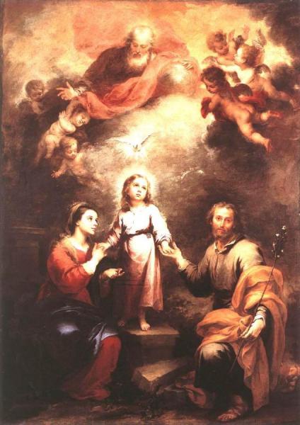 The Two Trinities by Bartolomé Esteban Murillo