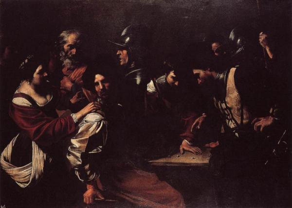 The Denial Of St Peter by Bartolomeo Manfredi