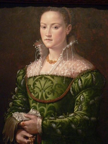 Portrait Of A Lady In A Green Dress by Bartolomeo Veneto
