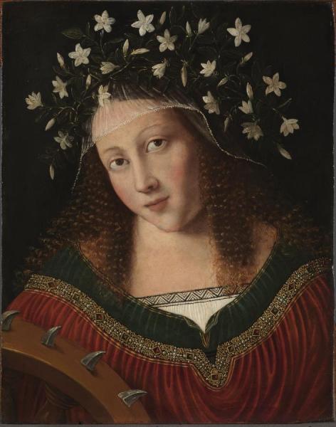 Saint Catherine by Bartolomeo Veneto Oil Painting Reproductions