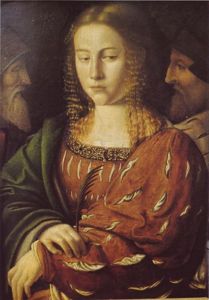 Saint Catherine Of Alexandria by Bartolomeo Veneto