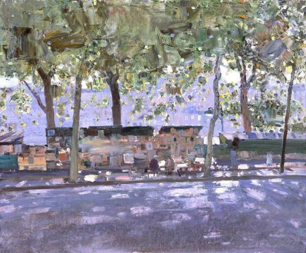 Embankment Of Seine by Bato Dugarzhapov
