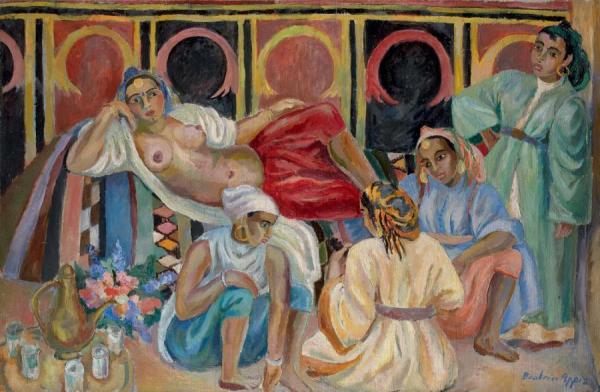 Harem Scene, Marrakesh by Béatrice Appia-dabit