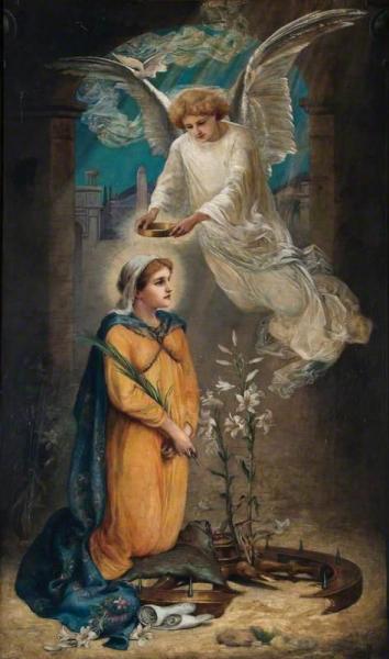 Angel And Saint by Beatrice Offor