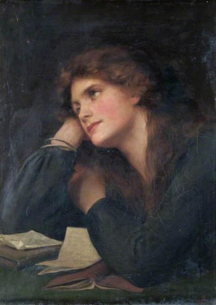 Contemplative Woman by Beatrice Offor