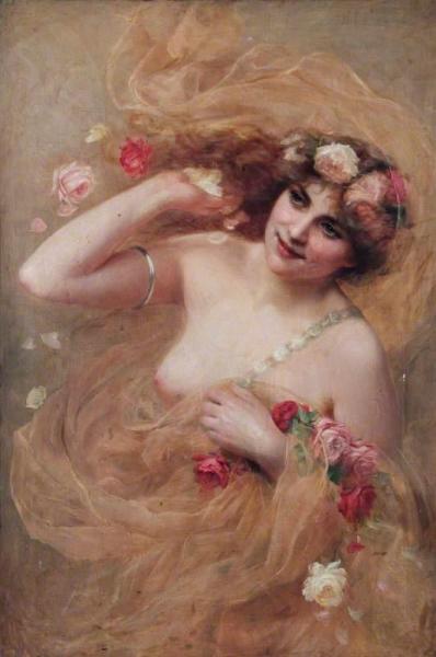 Nude With Roses by Beatrice Offor
